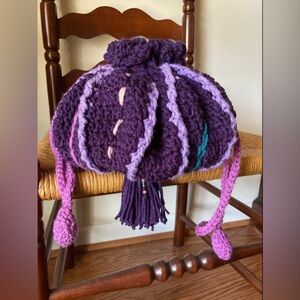 Hermione’s beaded bag CROCHET VERSION deluxe hand beaded and embroidered